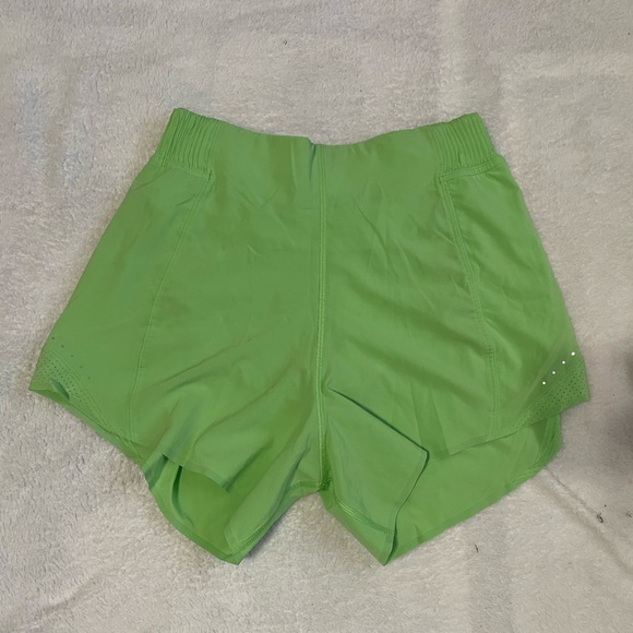 Lululemon neon green athletic shorts - Picture 1 of 2